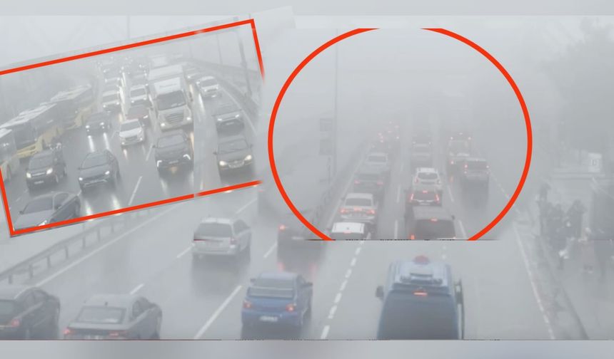 Aniden sis bastırdı, göz gözü görmez oldu!