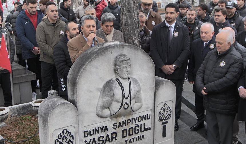 Türk güreşinin efsane ismi Yaşar Doğu, ölümünün 65’inci yılında anıldı