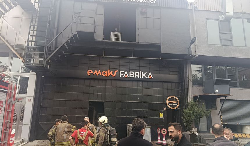 Bahçelievler'de fabrikada yangın