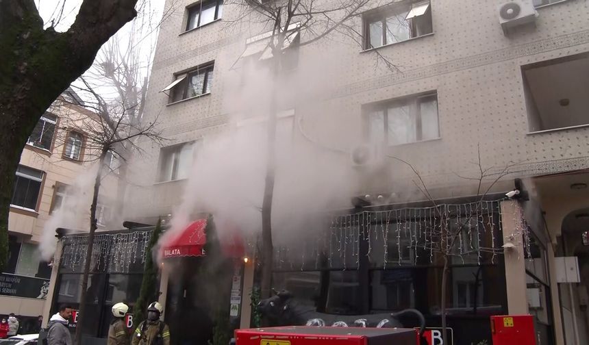 Bayrampaşa’da korkutan restoran yangını!