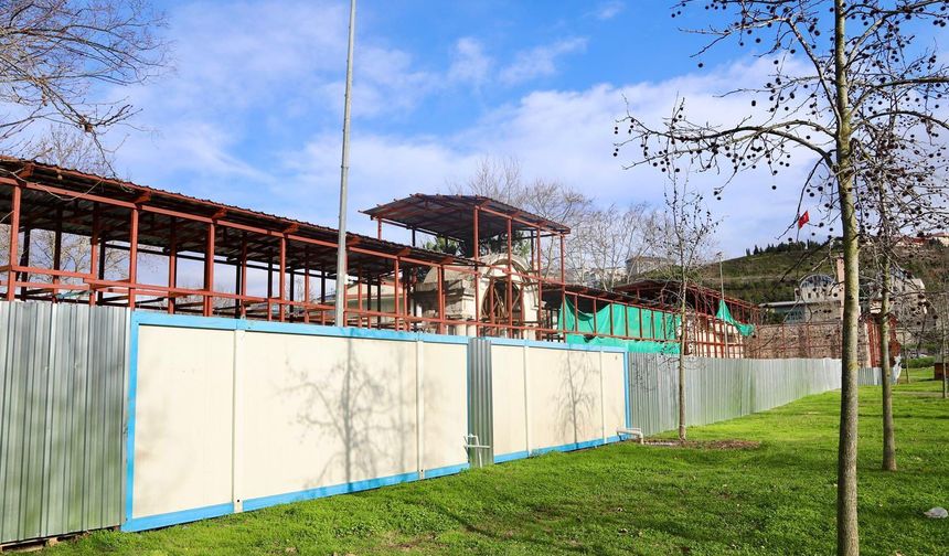 Sadabad Sarayı'nda restorasyon çalışmaları tüm hızıyla sürüyor