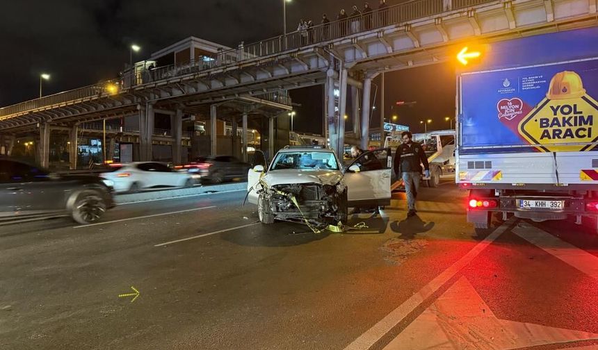 E-5'te feci kaza! 1 kişi can verdi