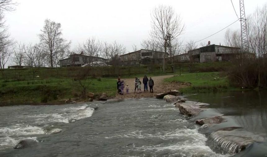 Çatalca’da dere çilesi bitmiyor