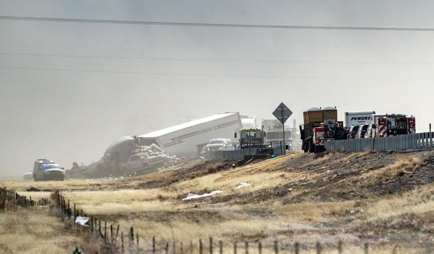 ABD'de 30 araç birbirine girdi, sebebi şoke etti