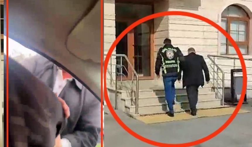 Servis şoföründen otomobil sürücüsüne saldırı