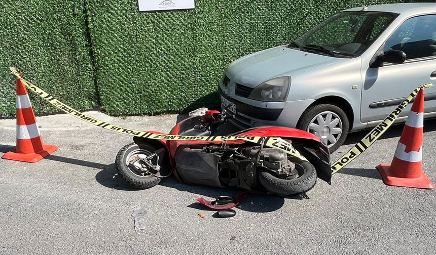Beykoz’da feci motosiklet kazası