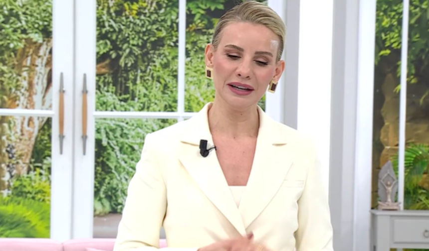 Esra Erol yayın öncesi kaza geçirdi