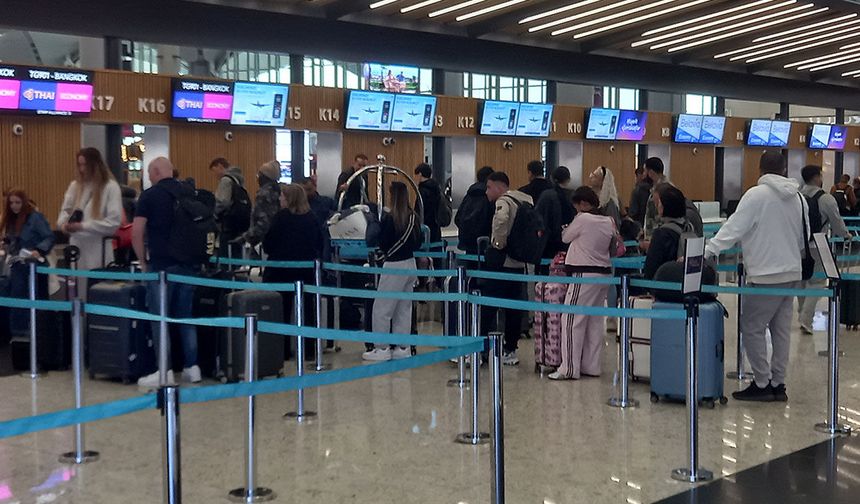 İstanbul Havalimanı’nda bayram yoğunluğu