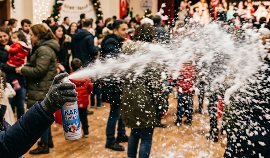 Öğrenciler kar spreyi nedeniyle hastaneye kaldırıldı