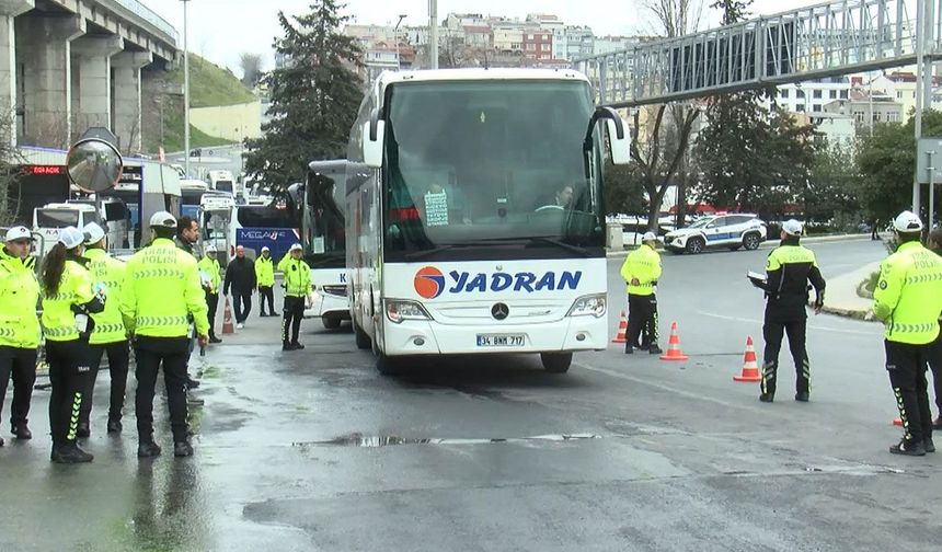 Bayram öncesi  15 Temmuz Demokrasi Otogarı'nda denetim
