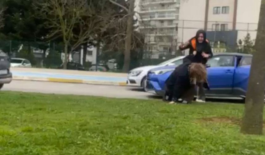 Kurtköy’de trafik kavgası kamerada