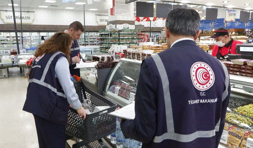 Ramazan Bayramı öncesi marketlerde denetim