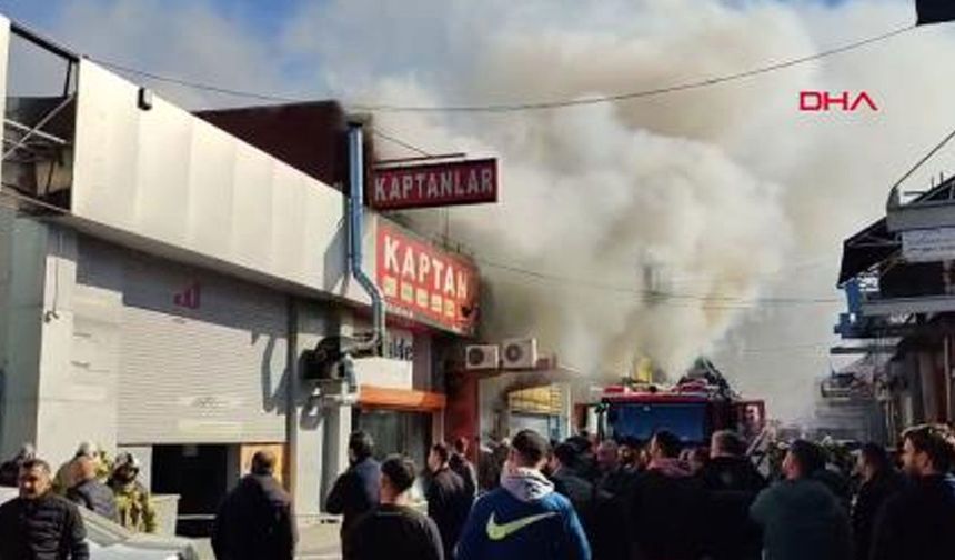 Zeytinburnu Demirciler Sitesi'nde yangın