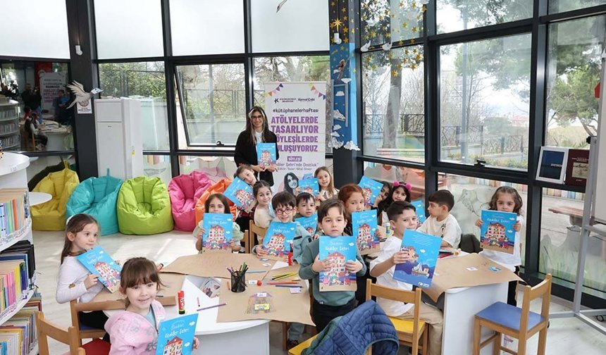 Kütüphane haftası atölye ve söyleşilerle kutlandı