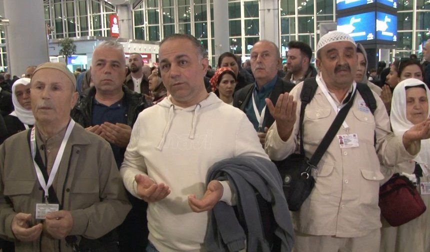 Yılın ilk hacı adayları kutsal topraklara uğurlandı