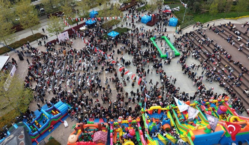 23 Nisan Millet Bahçesi’nde coşkuyla kutlandı