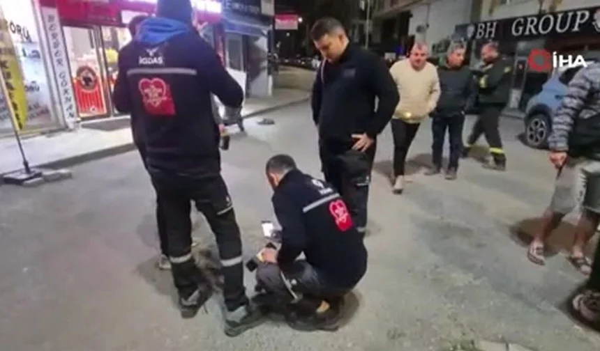 4 katlı binada metan gazı patlaması