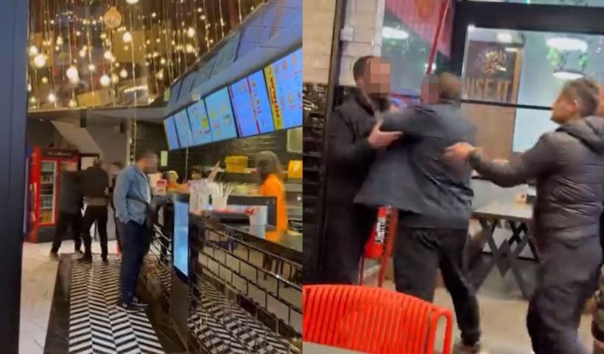Sipariş geç geldi, restoranda kavga çıktı