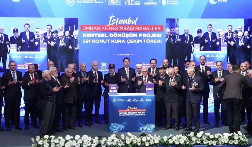 Bakan Kurum'dan tarihi kentsel dönüşüm müjdesi