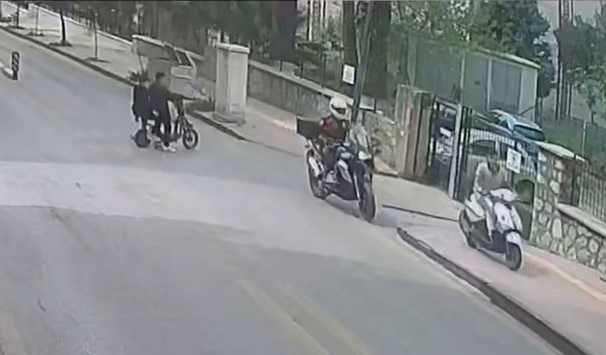 Dur ihtarına uymadı, kaldırımdan kaçtı