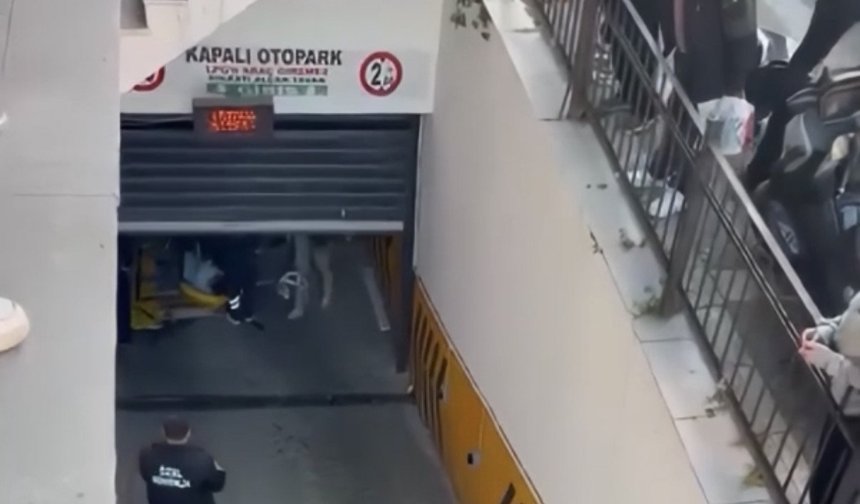 Tamir ettiği kepenk başına düşen işçi ağır yaralandı