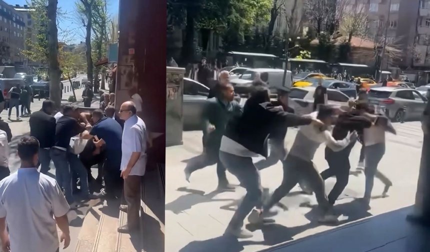 Zabıta ile işportacılar karşı karşıya geldi, esnaf arada kaldı