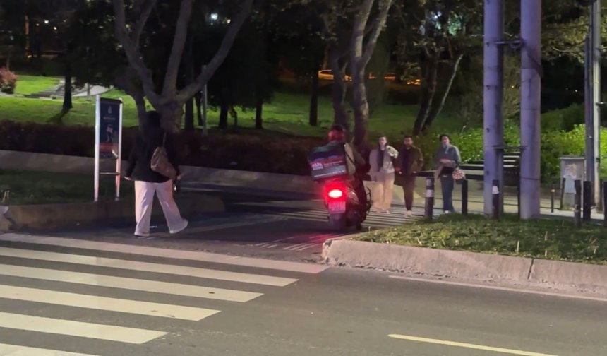 Beşiktaş'taki kazanın görüntüleri ortaya çıktı