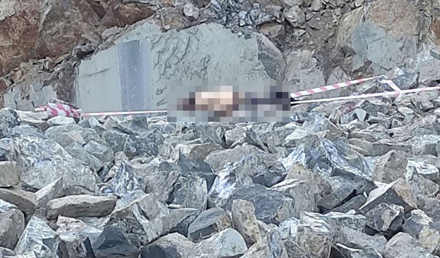 Bir gün önce işe başlamıştı, mermer ocağında yaşamını yitirdi