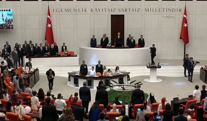 TBMM Genel Kurulu'nda '23 Nisan Çocuk Özel Oturumu'