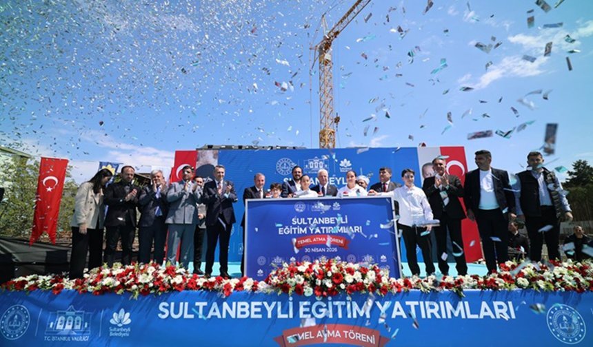 Sultanbeyli’de 3 okulun temeli atıldı