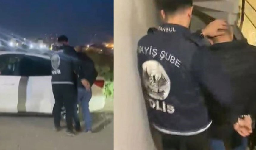 Polis yeleği giyip yayın yaptı, Avcılar’da yakalandı