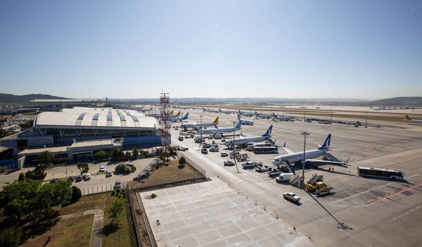 Sabiha Gökçen Havalimanı yolcu artışında Avrupa'nın zirvesinde