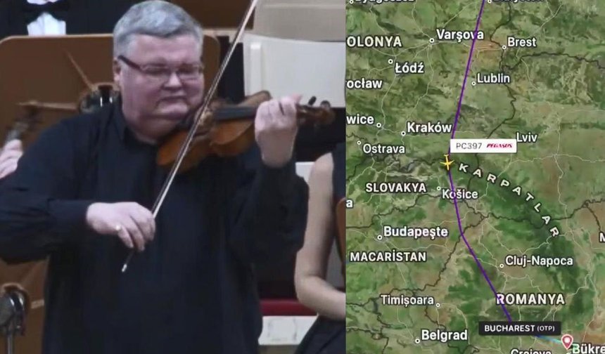 İstanbul uçağı acil iniş yaptı: Rus orkestra şefinin acı ölümü