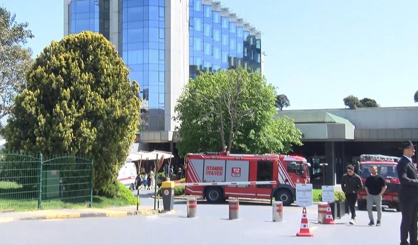 Beşiktaş'ta 20 katlı otelde yangın