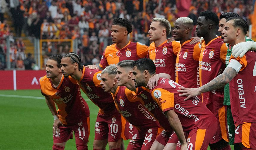 Süper Lig'de şampiyon Galatasaray