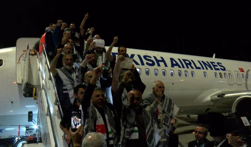 Sumud Filosu aktivistleri İstanbul'a geldi