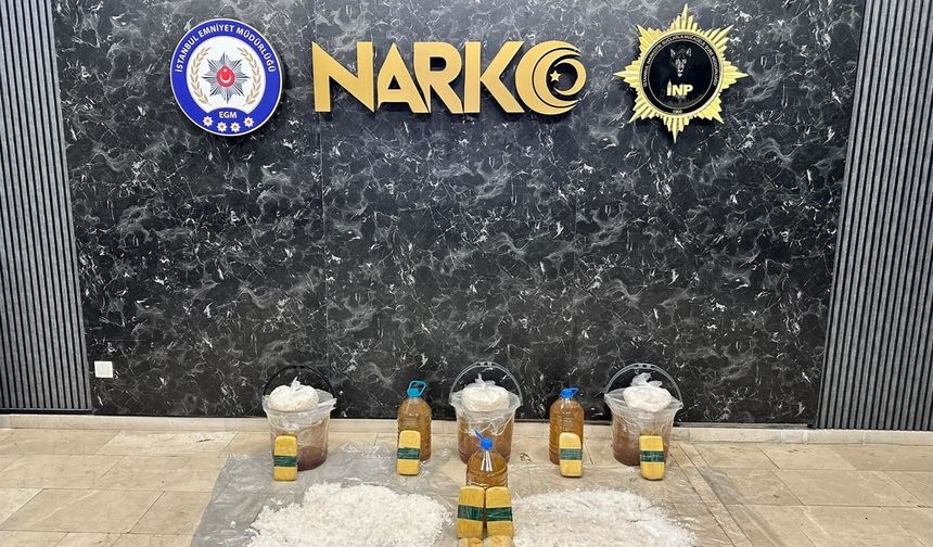 Avcılar’da düzenlenen operasyonda 66 kilogram uyuşturucu madde ele geçirildi