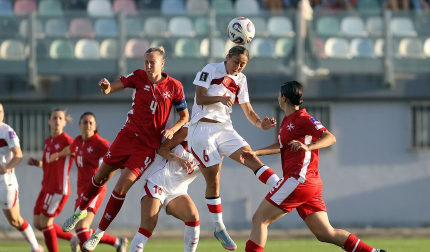 2027 FIFA Kadınlar Dünya Kupası Avrupa Elemeleri: Malta: 0 - Türkiye: 3