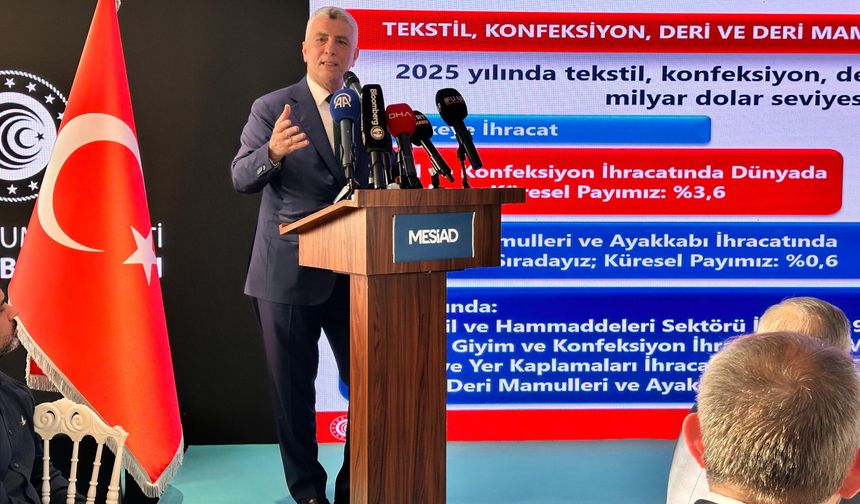 Bakan Bolat tekstil ve hazır giyim sektörünü değerlendirdi