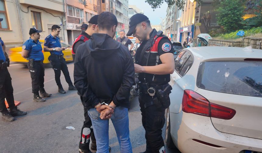 Kadıköy'de helikopter destekli huzur denetimi