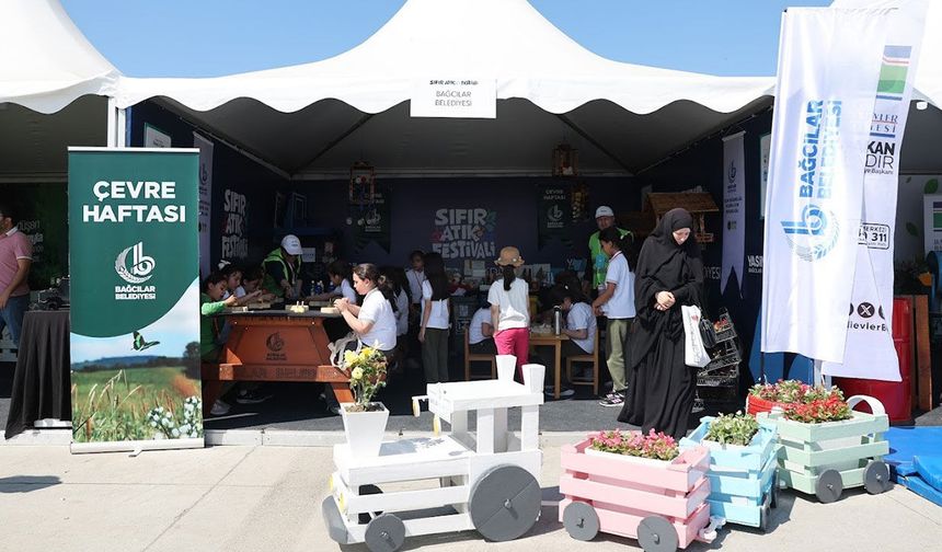 Sıfır Atık Festivali’nde Bağcılar Belediyesi fark yarattı