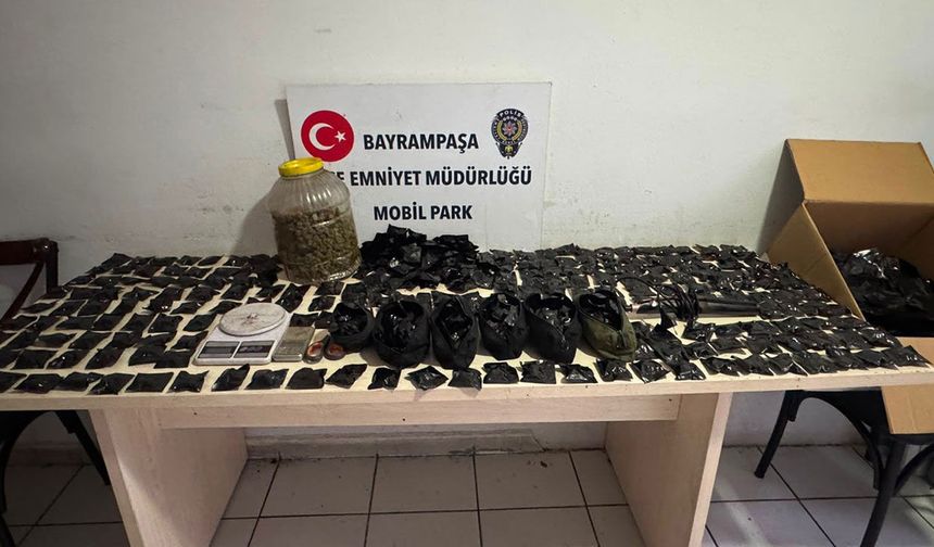 Bayrampaşa'da yasaklı madde imalathanesine baskın