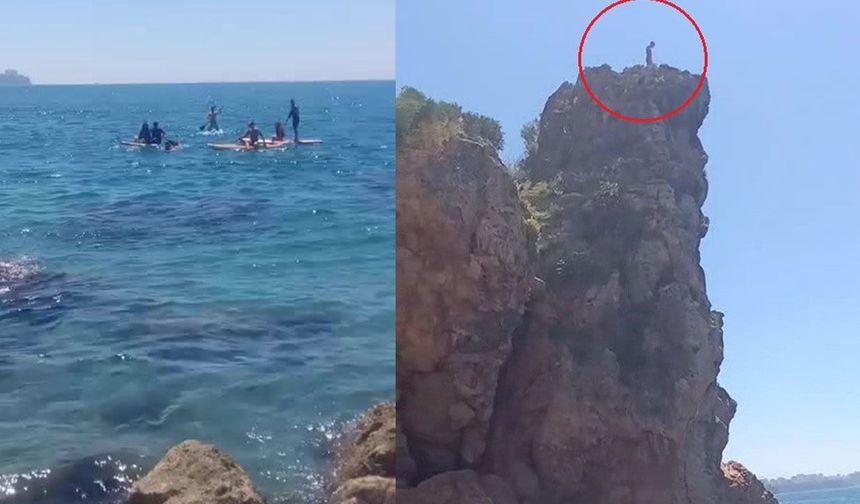 'Atla' seslerine uydu, az daha hayatından oluyordu