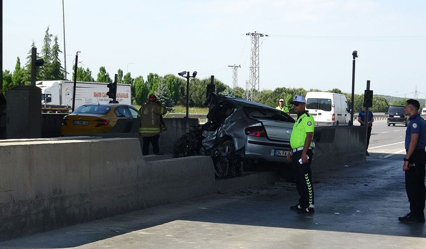 Tuzla Orhanlı Gişeleri’nde feci kaza
