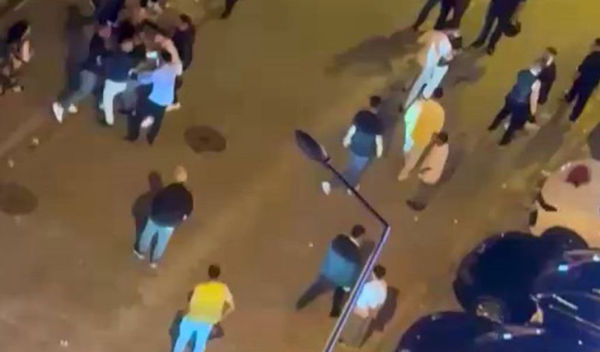 Düğün çıkışı iki grup birbirine girdi
