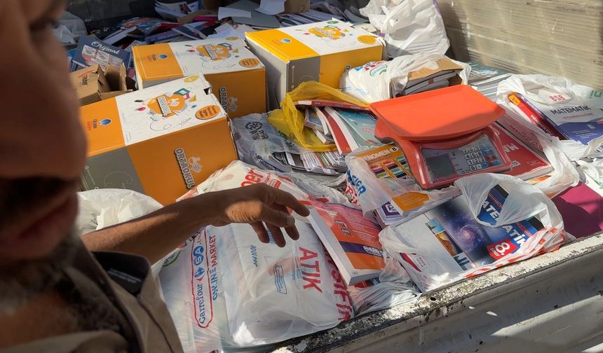 Ders kitapları geri dönüşümle ekonomiye kazandırılacak