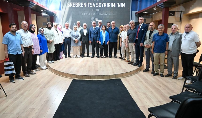 Srebrenitsa Soykırımında hayatını kaybedenler Gaziosmanpaşa’da anıldı