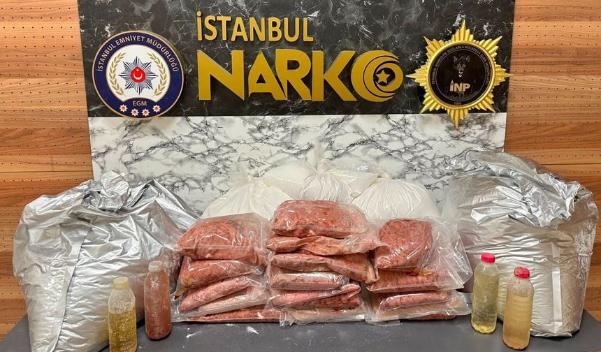 Bayrampaşa'da uyuşturucu imalathanesine baskın