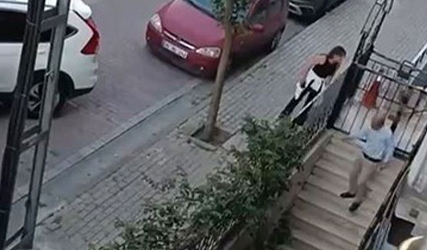 Avcılar'da park yeri tartışması kamerada