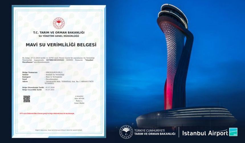 İGA İstanbul Havalimanı'ndan Türkiye'de bir ilk